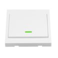 thumbnail image 2 of 1-Channel 433.92MHz Wireless Remote Control Switch, 86-Type Sticky Wall Panel Transmitter for 433MHz RF-Enabled Devices, 0-100m Range, EV1527 Encoding, Smart Home Lighting Control (Battery Not, 2 of 6