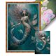 thumbnail image 1 of Kit Punto Cruz Sirenas Impresas Hilo Algodón Ecológico Bordado 11CT 50x75cm, 1 of 9