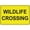 Warning Sign 4, variant on Wildlife Corridor Be Alert Warning Security Outdoor Sign - 8"x12", Reflective, Weatherproof - Rural Road, Wildlife Corridor, Nature Reserve, Countryside