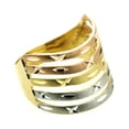 thumbnail image 2 of 14K Tri Color Gold 4mm Band Ring (Size 6 to 10), 9, 2 of 2
