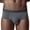 Grey, variant on Akiihool Mens' Underwears Men's Underwear Modal Microfiber Briefs No Fly Covered Waistband Silky Touch Underpants (Black,M)