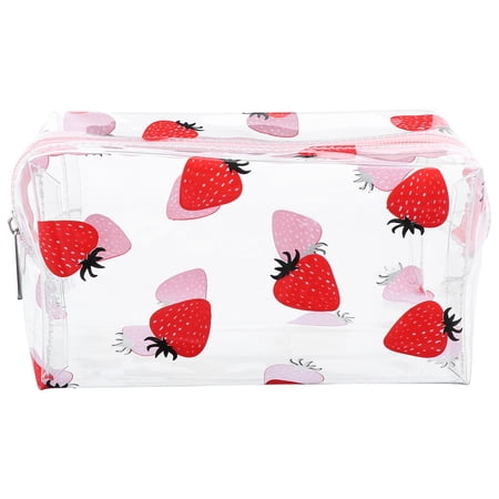 Bag Makeup Pouch Clear Storage BagsFloral Clutch Holder Waterproof Cartoon Pursetoilety Carry Travel Fruitmake Pen Kit