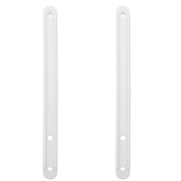 Niceauty 2pcs Drawer Glides White Plastic Heavy Duty Drawer Slides for Homeowners