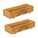 thumbnail image 1 of EeaseMX 2 maceteros de madera para suculentas, contenedor rectangular para plantas, 1 of 7