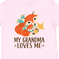 thumbnail image 4 of Inktastic Grandma Loves Me Woodland Fox Gift Boys or Girls Toddler T-Shirt, 4 of 5
