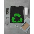 thumbnail image 3 of Recycle Paper, Cans & Lightbulbs T-Shirt Men -Image by Shutterstock, Male Medium, 3 of 4