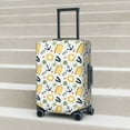 thumbnail image 6 of Daiia Summer vacation Luggage Cover, Thickened Washable Travel Luggage Covers, Elastic Unique Baggage Covers for 18-20 inch Luggage-Large, 6 of 7