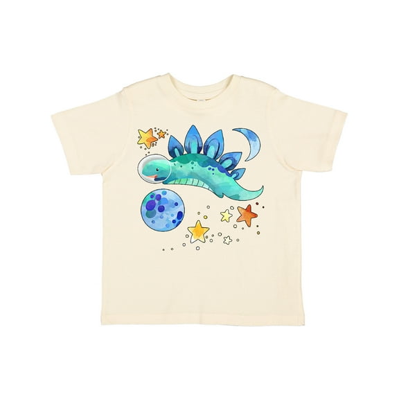 Inktastic Stegosaurus Space Dinosaur with Stars and Planet Boys or Girls Toddler T-Shirt