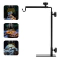 thumbnail image 1 of Soporte de lámpara para reptiles, sencillo, de lujo, ajustable de 35 a 66 cm, metal, 1 of 7