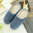 thumbnail image 7 of WMTBSRSW Unisex Fuzzy Slip-on Slippers Lightweight Soft Sole Bedroom House Shoes Scuff Outdoor Indoor Warm Plush Shoes, 7 of 7