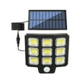 thumbnail image 2 of Qwtwty Lampe Murale Solaire LED COB Éclairage Extérieur Jardin Cour Maison 15x15x8.3cm, 2 of 7