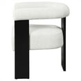 thumbnail image 6 of Coaster Ramona Fabric Upholstered Accent Side Chair Cream and Black, 6 of 14
