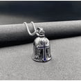 thumbnail image 4 of Campana Moto Guardián Bell Amuleto Proteccion Regalo PLATA/AZUL, 4 of 4
