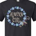 thumbnail image 4 of Inktastic Alaska Girl Forget-Me-Not Flower T-Shirt, 4 of 5