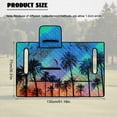 thumbnail image 7 of SEANATIVE Golf Cart Seat Cover, Compatible with EZGO, Club Car, Yamaha, 2-Seater Golf Cart Seat Towel Blanket with 4 Front Pockets, Quick Install, Washable, Palm Tree Hawaii Style, 7 of 7