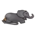 thumbnail image 1 of OUSITAID Fashion Women Elephant Shape Solid Color Wallet Mini Wristlet Bags Crossbody Bag, 1 of 9