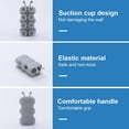 thumbnail image 3 of LANFENG Silicone Shower Head Holder, 2024 New Universal Relocatable Shower Head Suction Cup Holder, Adjustable Shower Holder for Bathroom Non Drilling, 3 of 9