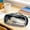 Black, variant on Roiihwy Cute Pencil Case Pouch, Semi Transparent Pencil Bag with Double Zipper and Handle, Waterproof Pen Pencil Box Holder for Office Supplies(Pink)