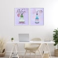 thumbnail image 2 of Stupell Industries Fragrance Perfumes on Purple 2 Piece White Framed Giclee Art Set design by Susan Lugar, 20 x 16, 2 of 8