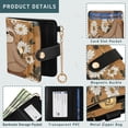 thumbnail image 5 of Small Wallet For Women Bifold Leather Pocket Coin Credit Card Holder With RFID Blocking A Sloth Doing Yoga, 5 of 6
