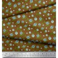 thumbnail image 3 of Soimoi Poly Georgette Fabric Leaves & Rose Floral Print Fabric by Yard 52 Inch Wide, 3 of 3