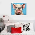 thumbnail image 4 of Nawypu Pig Art Print - Pig Decor - Pig with Glasses Art - Gifts for Pig Lovers - Cute Pig Print - Pig Gifts - Pig Wall Art - Pig Art from, 4 of 4
