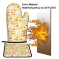 thumbnail image 5 of Bingfone Summer Animals Print Oven Mitts Pot Holders Set 2 PCS for Kitchen for Cooking Grilling Baking BBQ Pot Holders Cook Essentials, 5 of 7