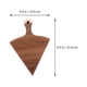 thumbnail image 5 of EeaseMX Juego de 6 bandejas divisibles para pizza, plato de madera para cena, elegante bandeja de madera, plato para carne, 5 of 7
