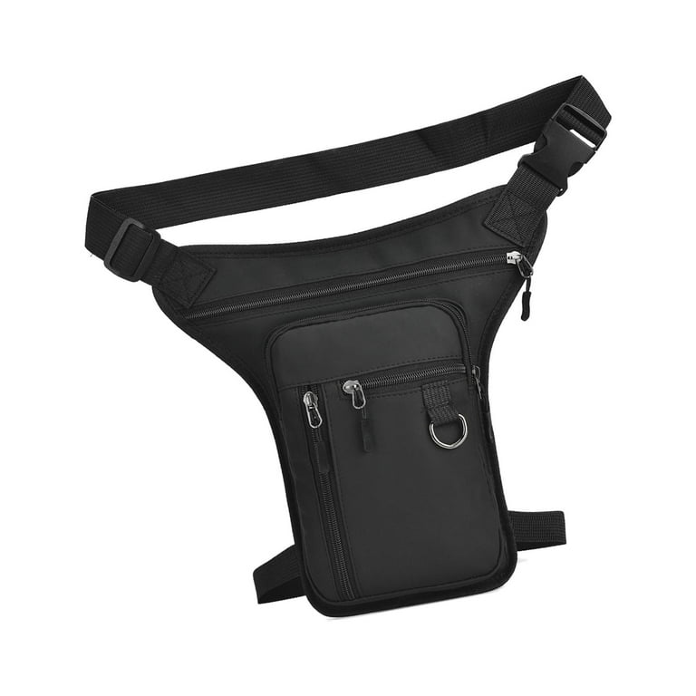 Motorcycle Waist Pack Thigh Bags with Waterproof PU Material