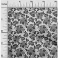 thumbnail image 2 of oneOone Velvet Gray Fabric Floral Retro Diy Clothing Quilting Fabric Print Fabric By Yard 58 Inch Wide, 2 of 5