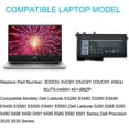 thumbnail image 6 of Battery for Dell Latitude 15 5591 Series, 6 of 7