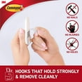 thumbnail image 5 of Command Medium Utility Hooks Damage Free Adhesive White, 6-Pack, 5 of 9