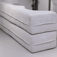 thumbnail image 4 of Sofá cama AIRJOL™ YY-26 Beige — Curvo de Alta Costura con Detalle Escultural, 4 of 8