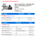 thumbnail image 2 of Idle Air Control Valve - Compatible with 1994 - 1997 Honda Accord 2.2L 4-Cylinder 1995 1996, 2 of 2