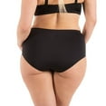 thumbnail image 4 of LAVRA Women's 6 Pack Plus Size Seamless No Show Briefs High Waist Full Coverage Panties, 4 of 5