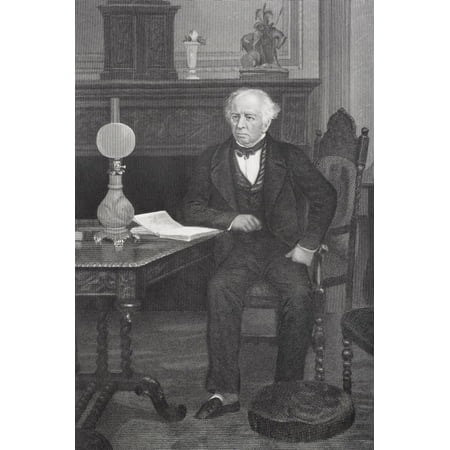James Kent 1763-1847 American Jurist Who Helped Shape US Common Law From Painting By Alonzo Chappel Canvas Art - Ken Welsh Design Pics (11 x 17)
