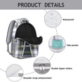 thumbnail image 4 of Geometric Shapes Textured Print Backpack, Laptop Bookbag for School College Work, Large Capacity Daypack with Pockets, Ideal Gift for Students, 4 of 6