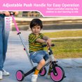 thumbnail image 6 of XJD 7-in-1 Toddler Bike with Push Handle for 1 Year to 4 Years Old Kids, Toddler Tricycle Kids Trikes Tricycle, Gift & Toys for Boy & Girl, Balance Training, Removable Pedals, 6 of 11