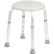 Round Shower Stool White 1/EA
