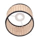 thumbnail image 5 of Pantalla de lámpara de ratán, pantalla de lámpara tejida de ratán universal, cubierta de lámpara para lámpara de araña E27 E14, lámpara colgante, lámpara de techo, 5 of 8