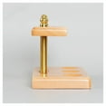thumbnail image 6 of Universal smoking pipe accessories, handmade smoking pipe stand display for 3 tobacco pipes, rectangular wooden pipe tobacco stand smoking tobacco pipe accessories for table decoration, 6 of 6