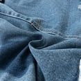 thumbnail image 5 of GXWEA Baggy Jeans Kids Girls Jeans Size 10-12 Girls Jeans Pants Wide Leg/Skinny Denim Pant High Waist Elastic Band Casual With Pockets Kids, 5 of 7