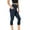 B163 Navy womens leggings clearance under $5, variant on Leggings for Women under $5! Cagogo Women's Yoga Capris with Pockets No See Through Buttery Soft High Waisted Crop Black Leggings Cycling Workout Stretch Tummy Control Capri Leggings