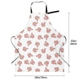 thumbnail image 2 of Kdxio Red Fox Apron with Pockets Adjustable Kitchen Aprons for Men Women Waterproof Aprons for Cooking,Drawing,Crafting, Baking Household Cleaning, 2 of 8