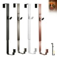 thumbnail image 2 of CY5O5ee Christmas Wreath Hanger for Front Door with Candle Holder 15.7" Adjustable Metal Wreath Hanger Over Door Christmas Hook for Front Door Holiday Home Decor, 2 of 9