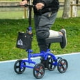 thumbnail image 2 of HOMCOM Trottinette Ajustable, Marchette Pliante avec Double Frein, Bleu, 2 of 10