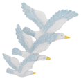 thumbnail image 2 of 3Pcs Mediterranean Style Creative Seagulls Birds Seabirds Marine Wall Hanging Decoration, 2 of 3