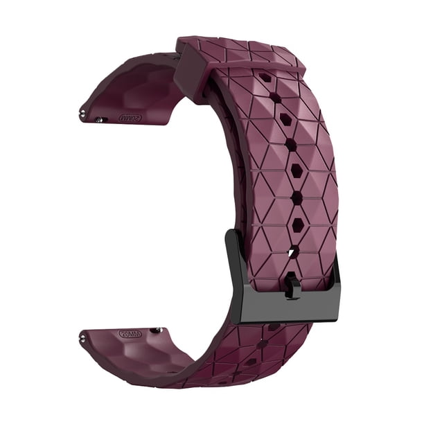 WDOplteas Patrón Fútbol Smartwatch Silicona para Reloj GT3 42mm (Rojo Vino)
