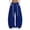 Blue, variant on YABCSAZ Women's Baggy Barrel Sweatpants Oversized Tapered Wide Leg Sweat Pants Rope Drawstring Elastic Waist Y2K Streetwear Trousers with Pockets