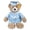 Baby Blue, variant on Beige Graduation Teddy Bear Plush Stuffed Animal, 12 Inches, Personalized Gown Text or School Logo, Soft Gift for Kids & Graduates